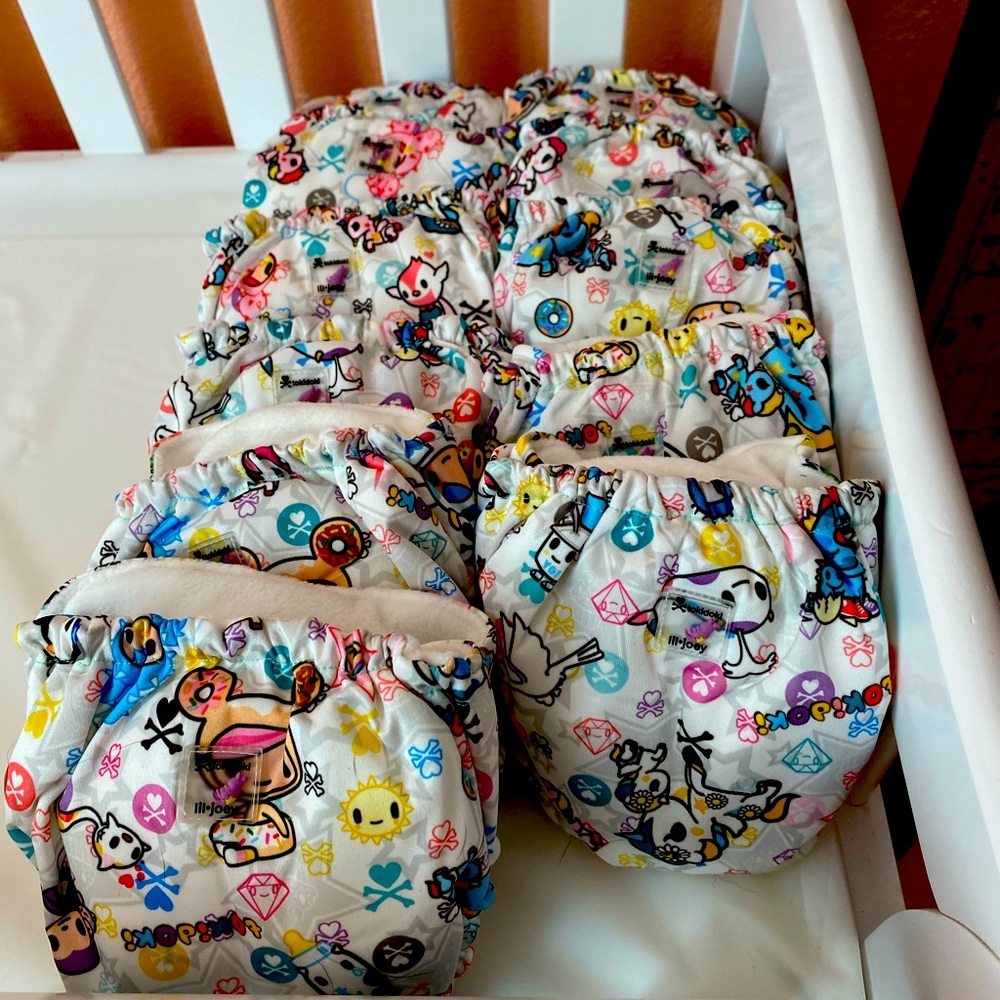 Unused Newborn Cloth Diapers
